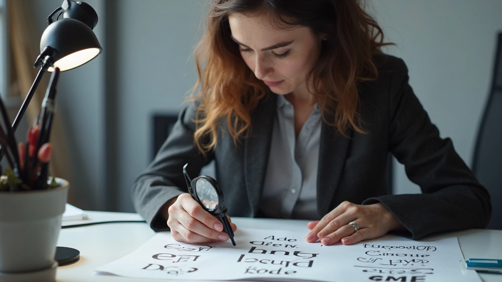 Демонстрация типографической иерархии с различными размерами заголовков и текстовых блоков